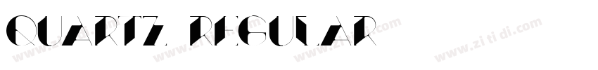 Quartz Regular字体转换